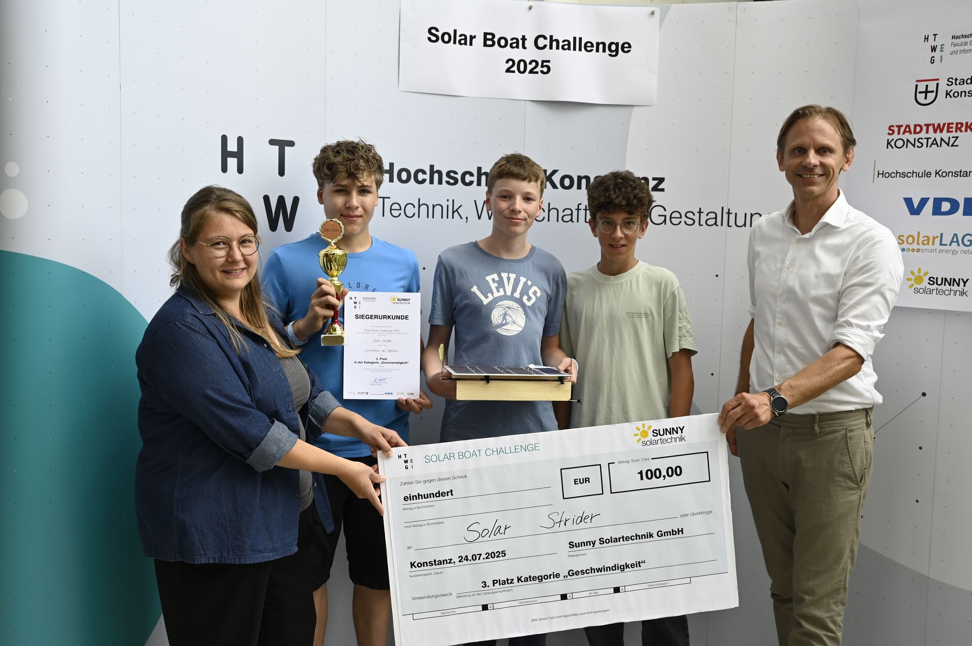 Gewinner dritter Platz Geschwindigkeit
