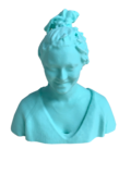 Rebecca Müller 3d-gedruckte Büste von Rebecca Müller
