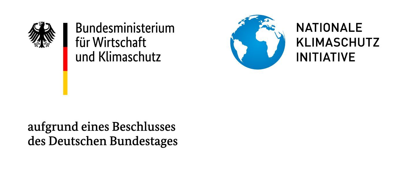 Logo des Bundesministeriums für Wirtschaft und Klimaschutz sowie der Nationalen Klimaschutzinitiative.