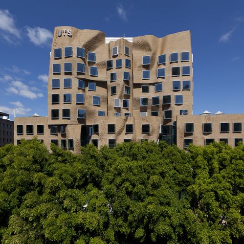 Gebäude in moderner Architektur der University of Technology in Sydney