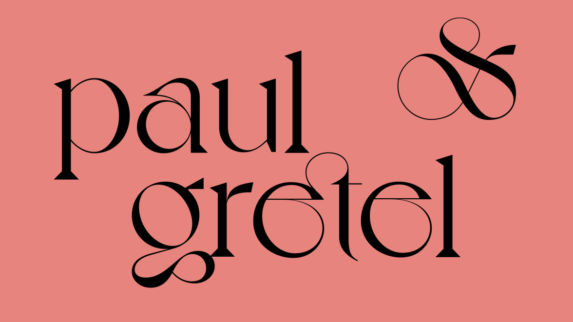 Schriftzug »Paul und Gretel«