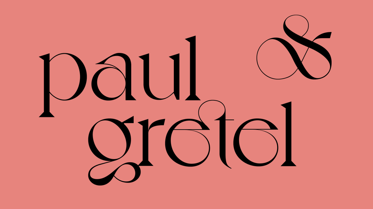 Schriftzug »Paul und Gretel«