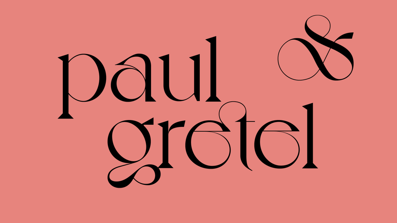 Schriftzug »Paul und Gretel«