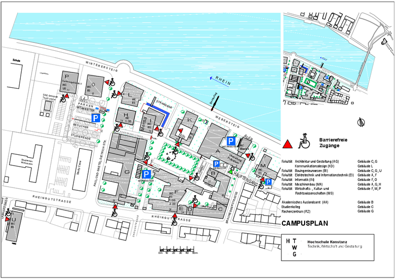 Campusplan der HTWG