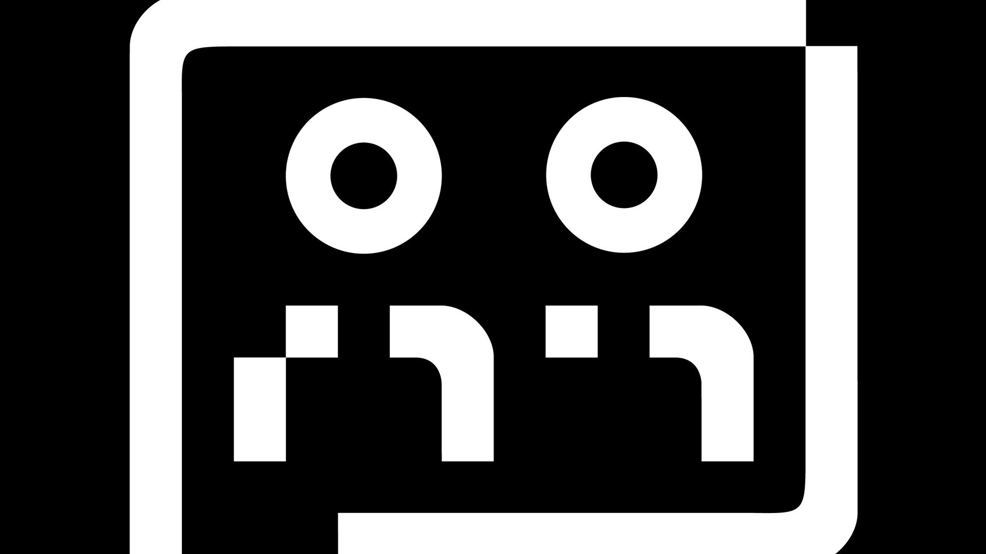 Piktogramm Chat-Sprechblase gefüllt mit 2 Personen