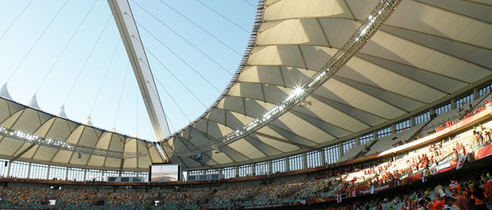 Das Moses-Mabhida-Stadion in Durban. Foto: schlaich bergermann partner