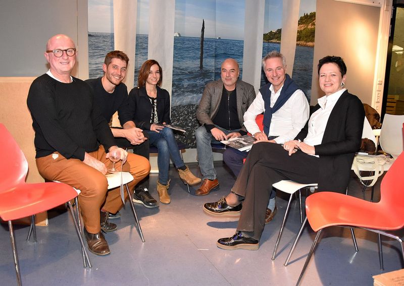 Foto von Ciro Pirondi, Jannis Renner, Julie Cattant, Much Untertrifaller, Frère Marc Chauveau und Myriam Gautschi.