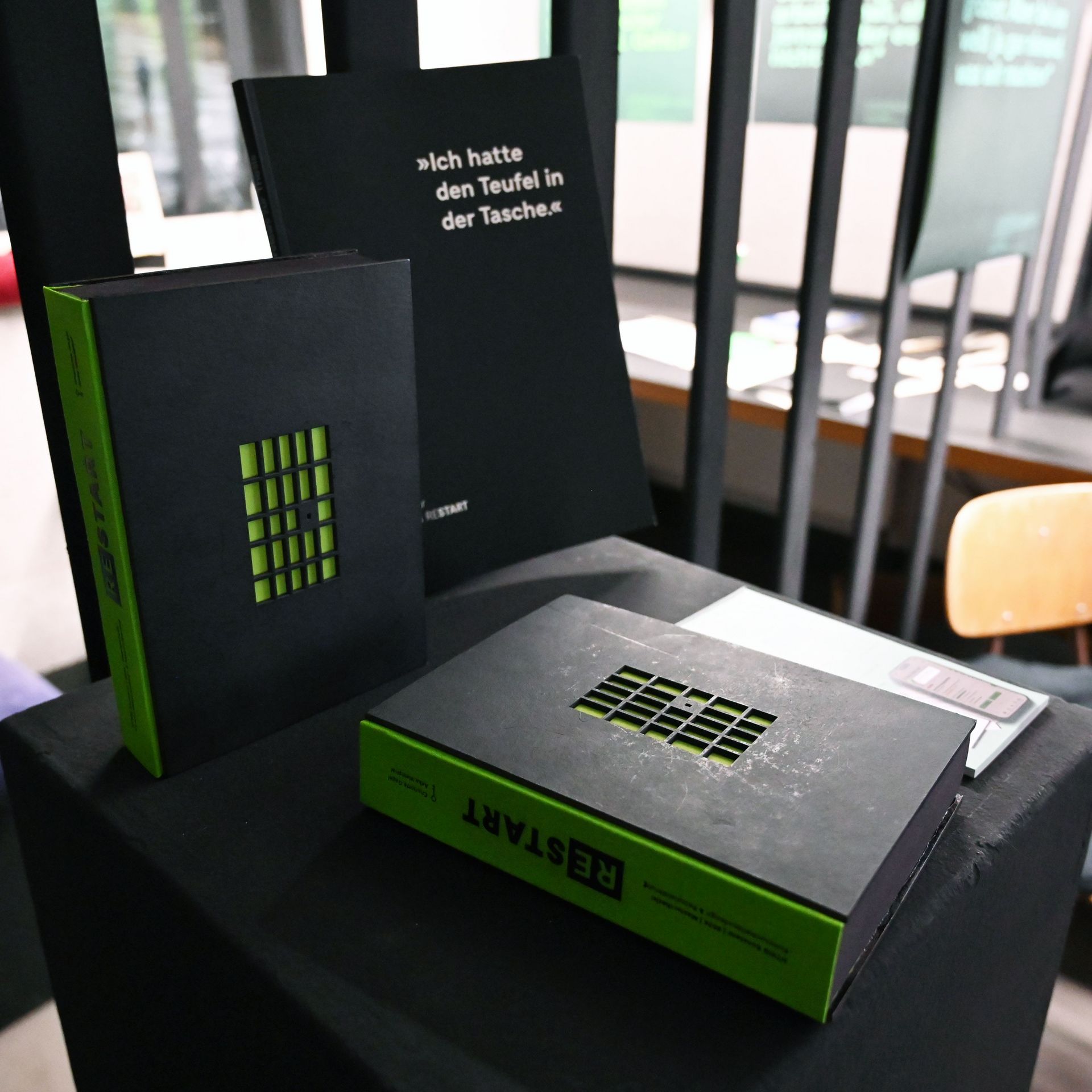 Fotografie der Abschlussarbeit (Buch)