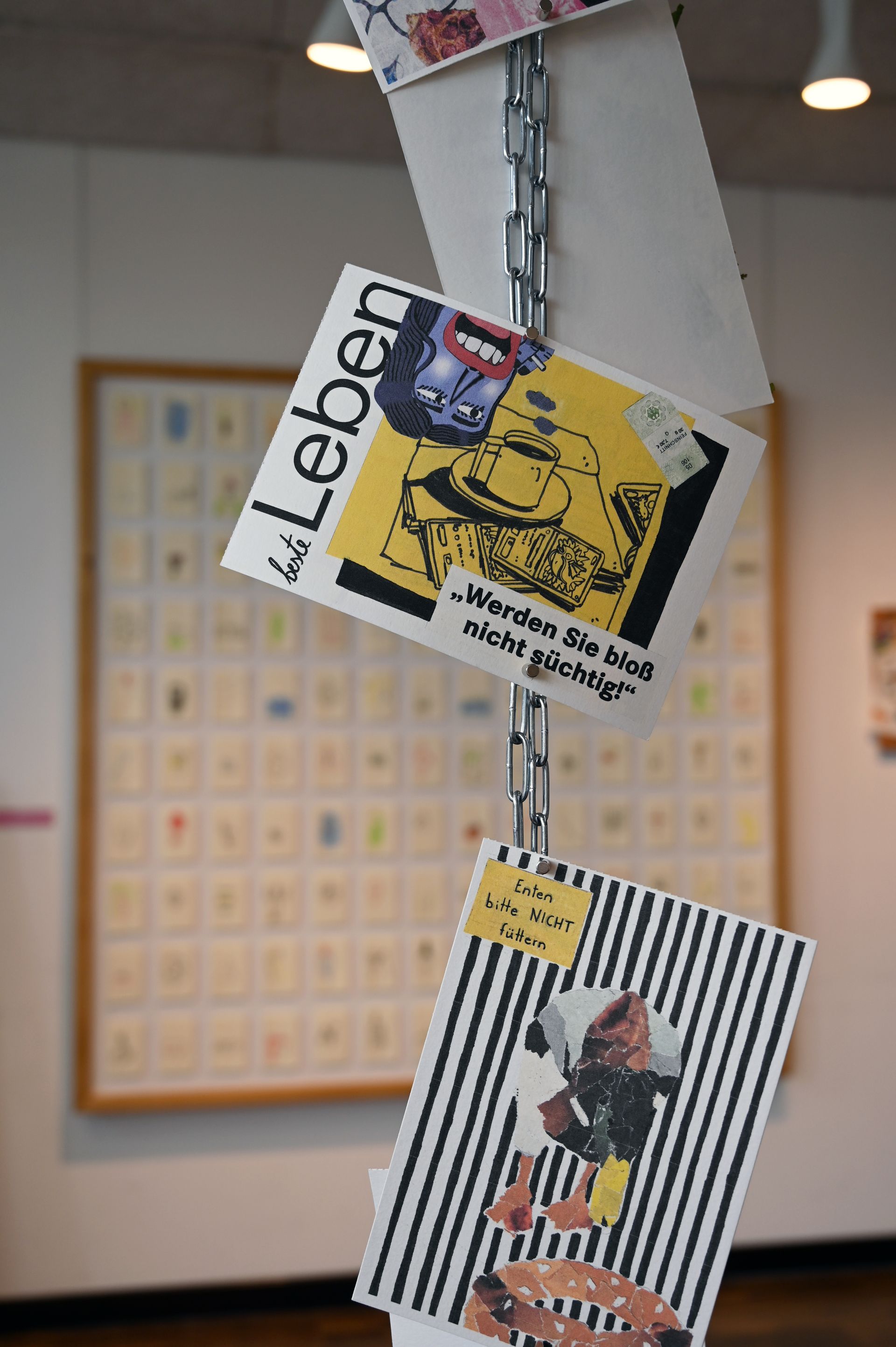 Ausstellungsraum "Analogue Attac"; Postkarten-Set