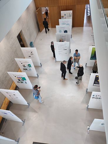 Postersession Blick aus 1. OG