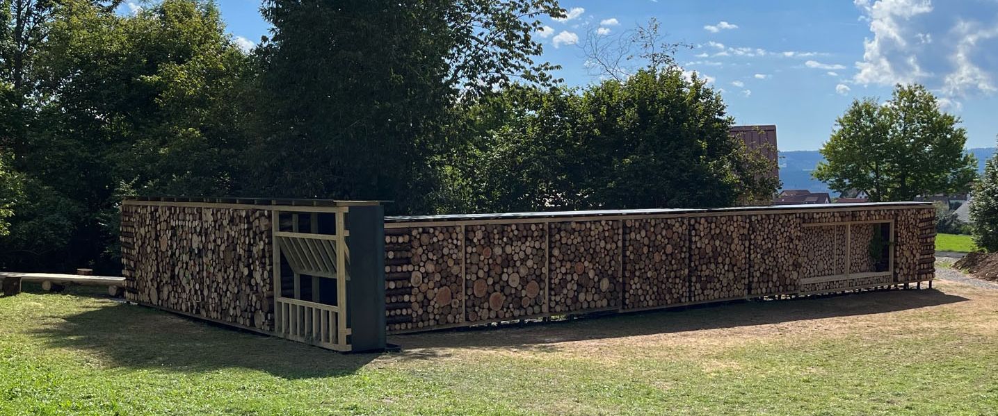 Die „Wall of contemplation“ in Göschweiler 