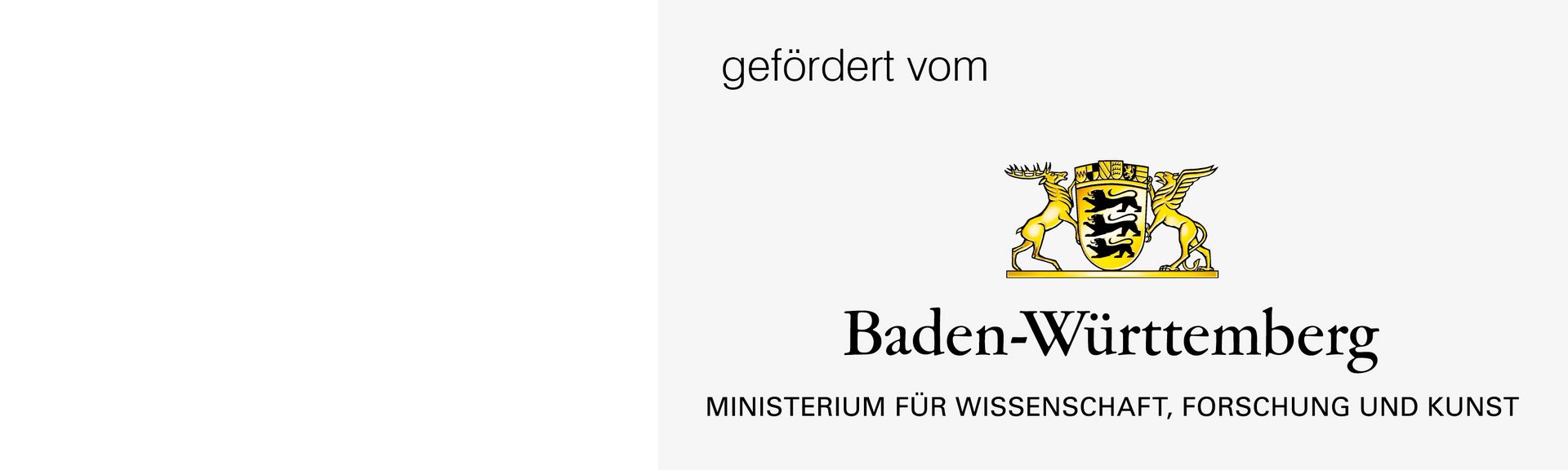 Gefördert vom Ministerium für Wissenschaft, Forschung und Kunst