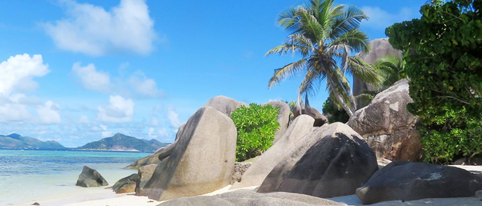 Strand auf den Seychellen