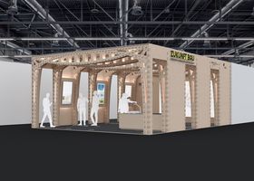 Visualisierung Zukunft Bau-Messestand auf der digitalBAU 2024 