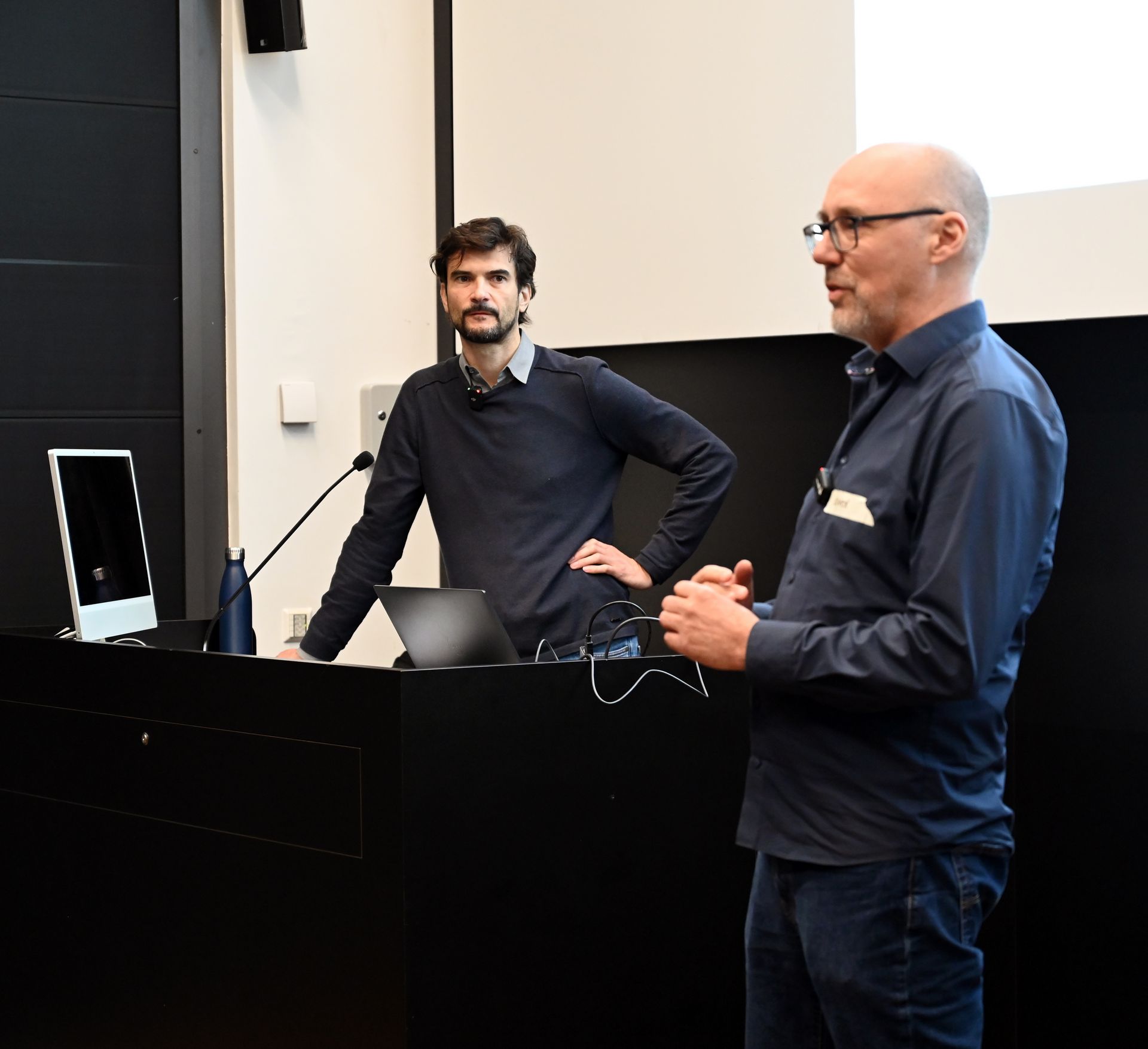 Prof. Oliver Fritz und Prof. Dr. Reinhard König