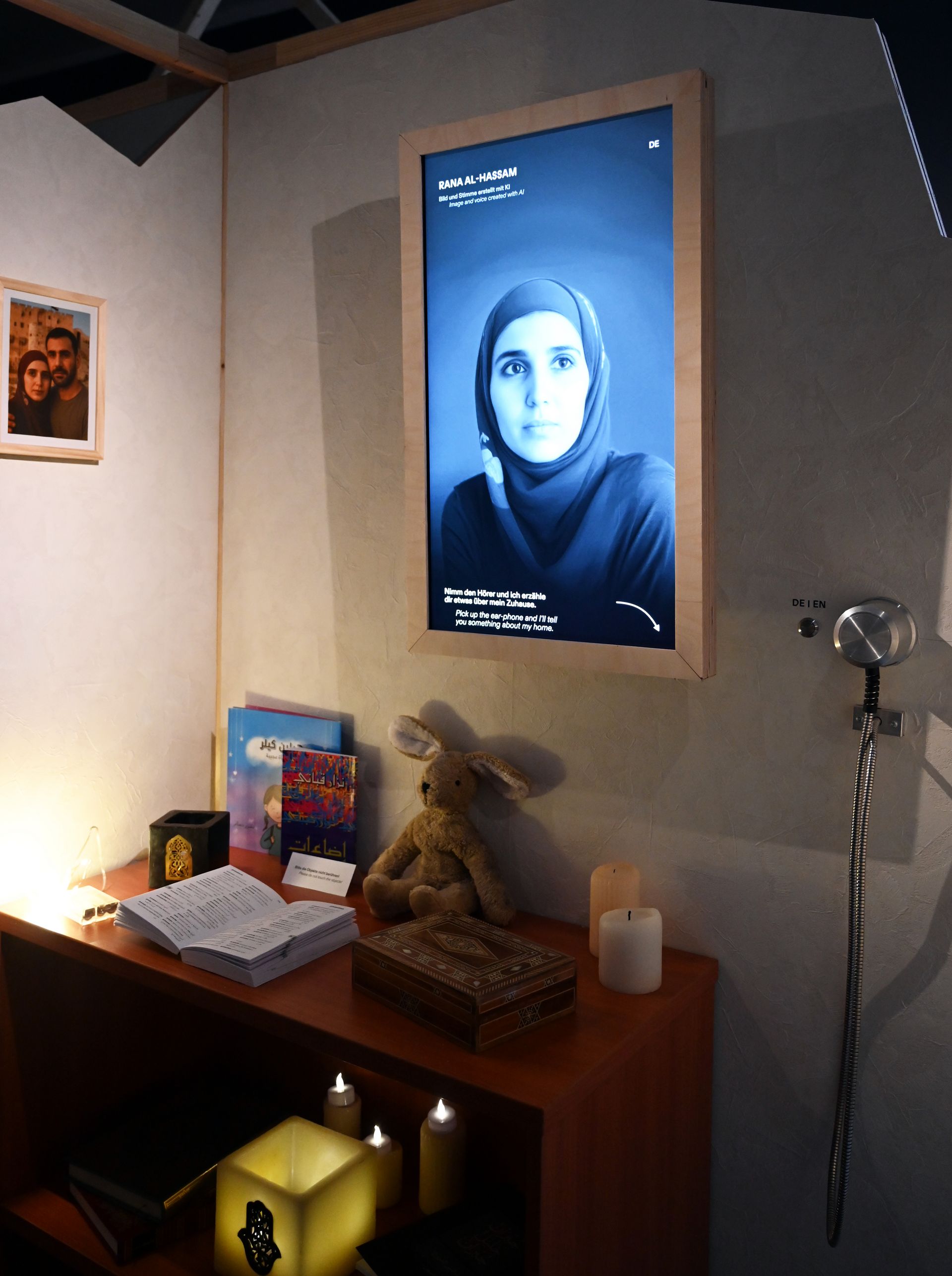 Hörstation in der Ausstellung