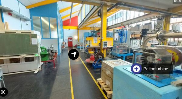 Blick ins Labor für Strömungsmechanik und Energietechnik