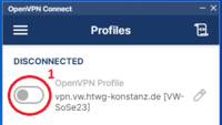 OpenVPN Connect Verbindung herstellen
