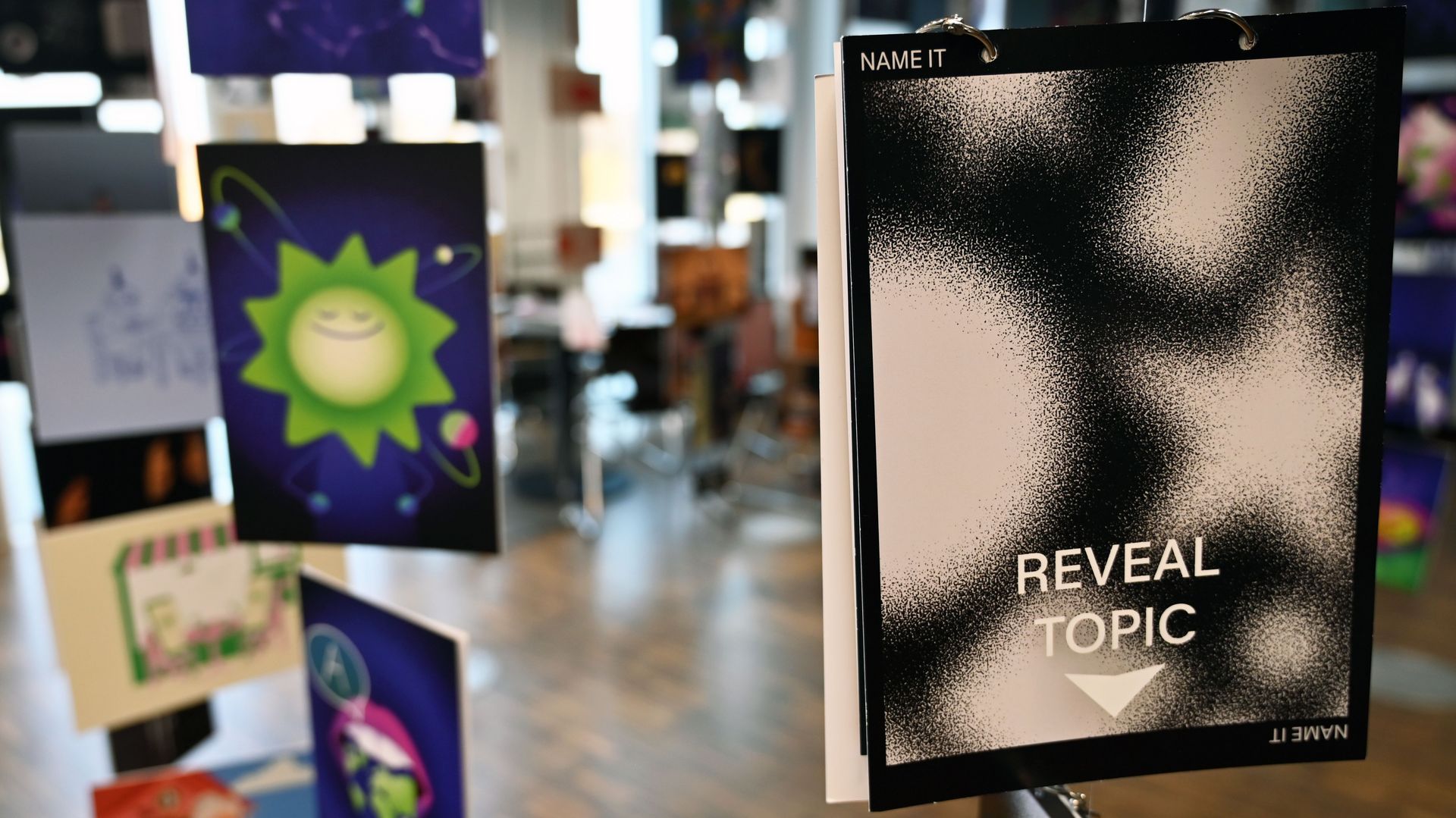 Postkarten mit Illustrationen