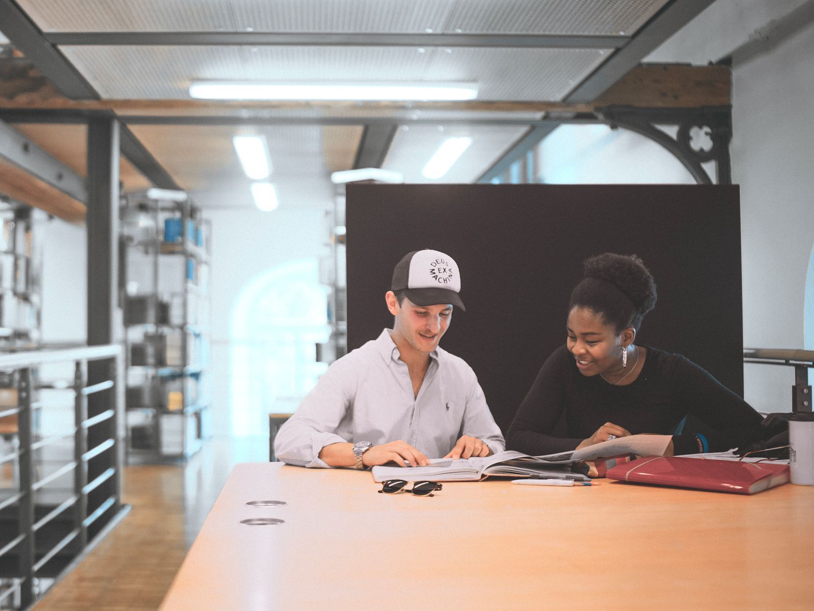 Lernen und Arbeiten in der Bibliothek