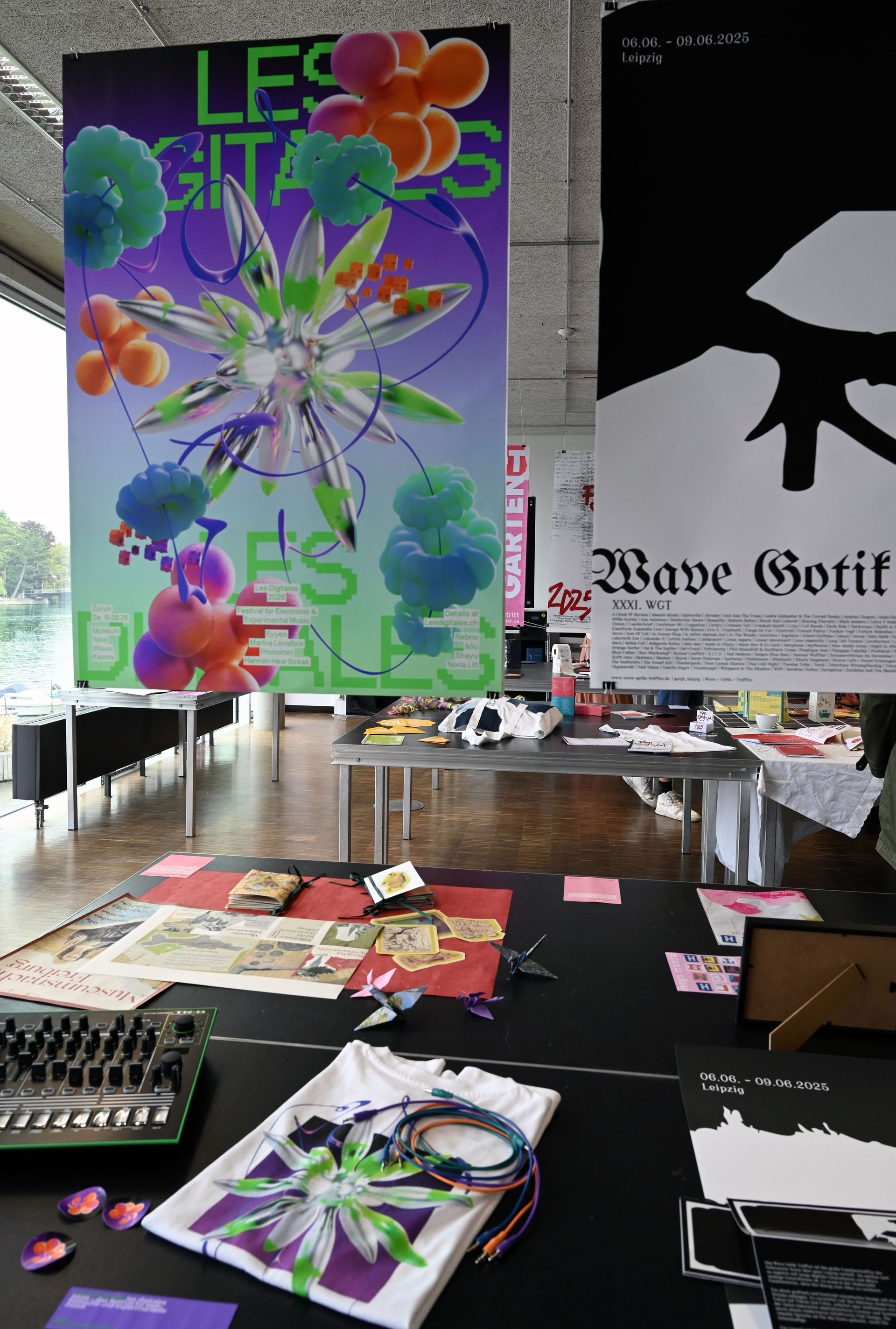 Ausstellungsraum "Entwerfen und Komplexität"; Design für ein Musikfestival