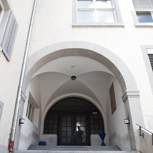 Gebäude C der HTWG Konstanz: Eingang