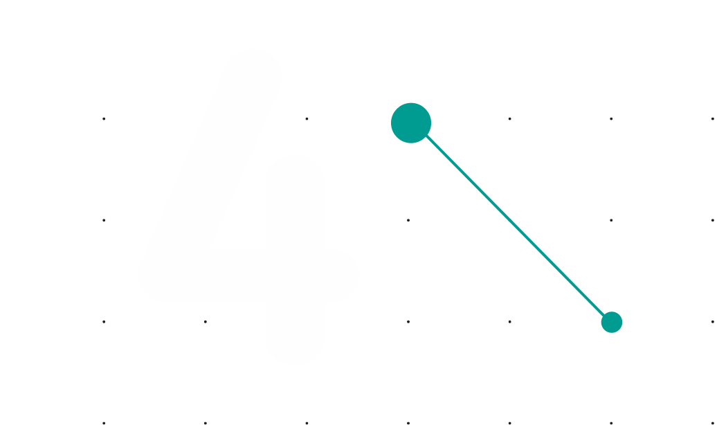 Graphical element with the number 4