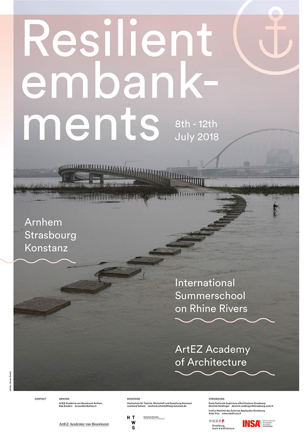 Plakat zur internationalen Summer School in den Niederlanden