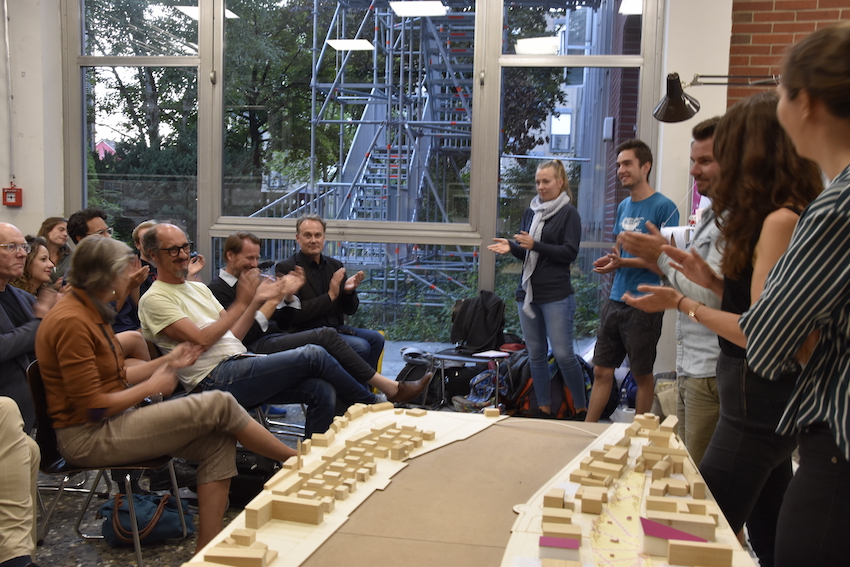 Vorstellung eines der Projekte.