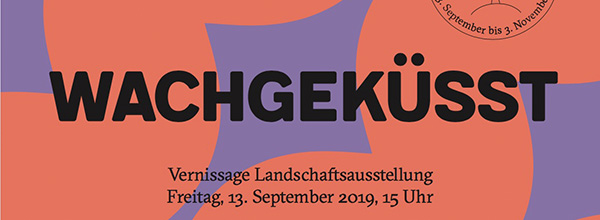 Banner mit Schriftzug "Wachgeküsst".