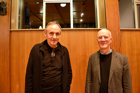 Foto von Volker Staab mit Prof. Andreas Schwarting.