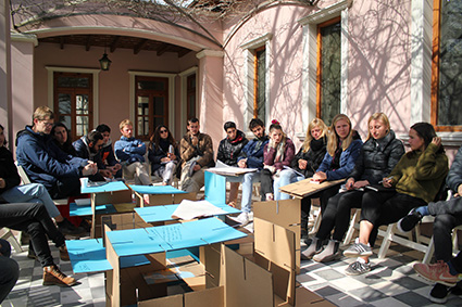 Blue Table Talk mit Gustavo San Juan in Brandsen, La Pampa.