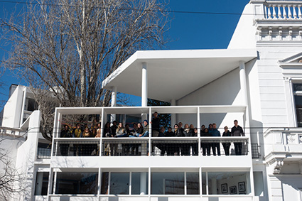 Casa Curutchet in La Plata, Argentinien.