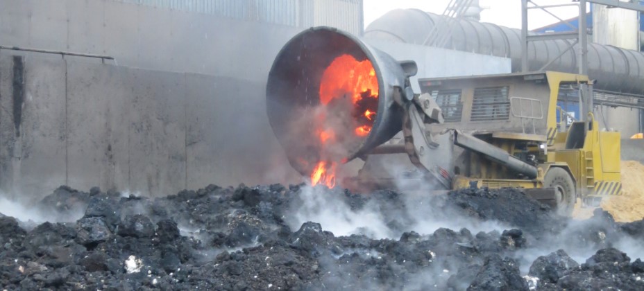 Lechstahlwerke Max Aicher Umwelt GmbH in Meitingen - Schlacke Aufbereitung