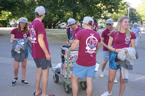 Team Seehasen bei der Betonkanuregatta in Heilbronn 2019