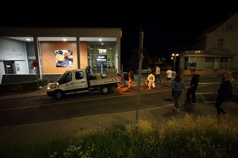 Nachbaustelle einer Inliner-Sanierung