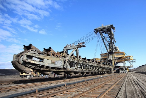 Eimerkettenbagger Braunkohletagebau Welzow-Süd