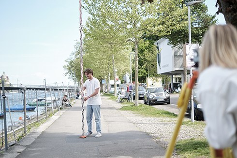 Foto Vermessungsübung