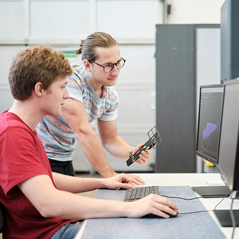 CAD-Zeichnung im Maschinenbau Studium