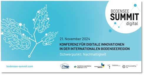 Werbebanner für den Bodensee Summit Digital am 21. November an der Hochschule Konstanz.