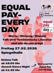 Flyer für die Veranstaltung "Equal Pay - Every Day!"