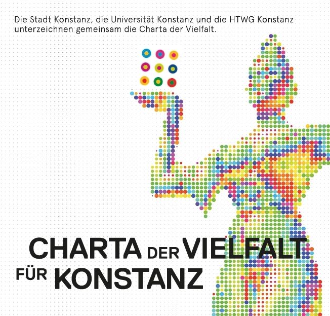 Plakat zur Unterzeichnung der Charta der Vielfalt in Konstanz