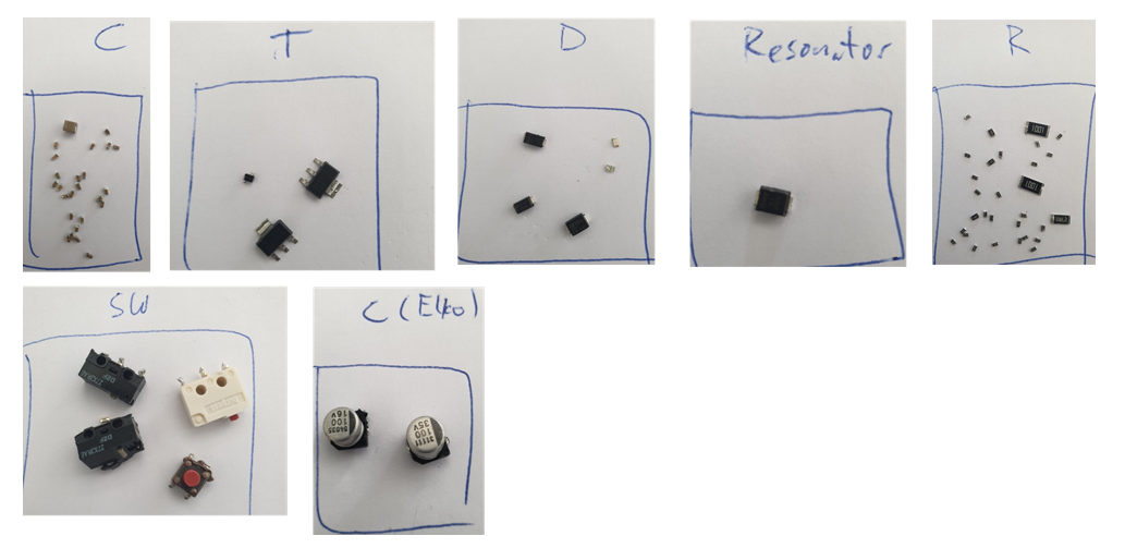 Zerlegung des PCB (printed circuit boards) eines Aktuators
