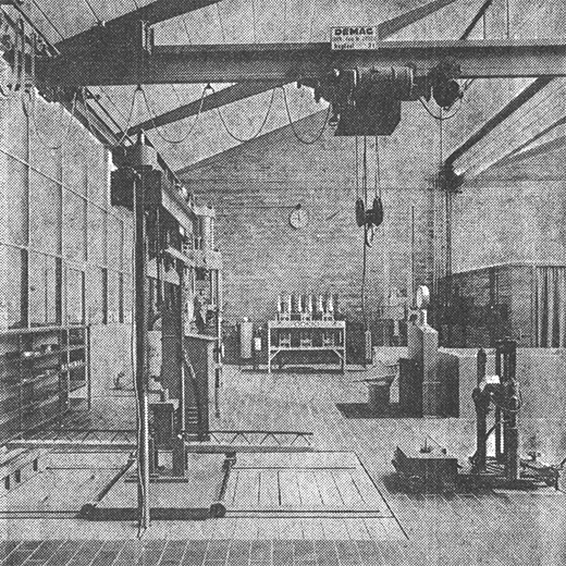 Labor für Baustoffprüfung im Neubau (1966)