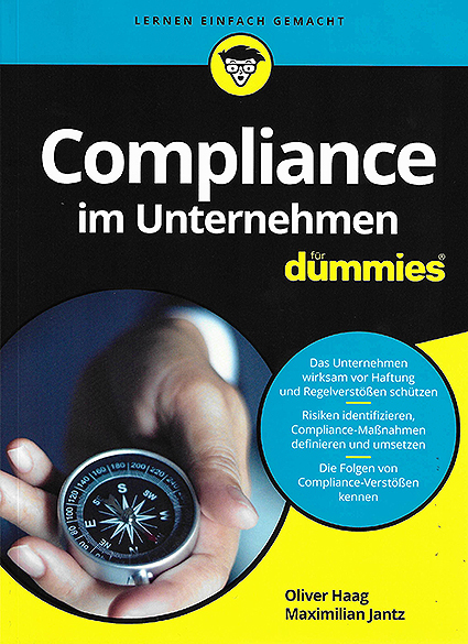 Das Titelbild des Buches "Compliance im Unternehmen für Dummies".