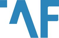 Logo zusammengesetzt aus einem Apostroph, einem abgeschnittenen "A" ohne Mittelstrich und einem "F".