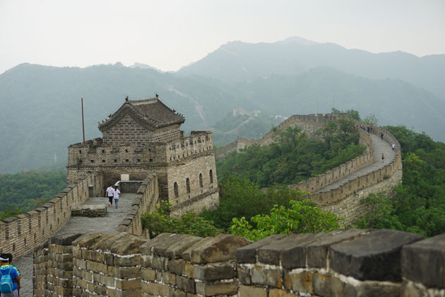 Aufnahme der chinesischen Mauer.