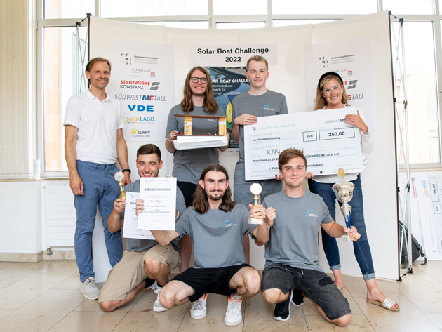 Gruppenfoto der Sieger der Hohentwiel-Gewerbeschule.