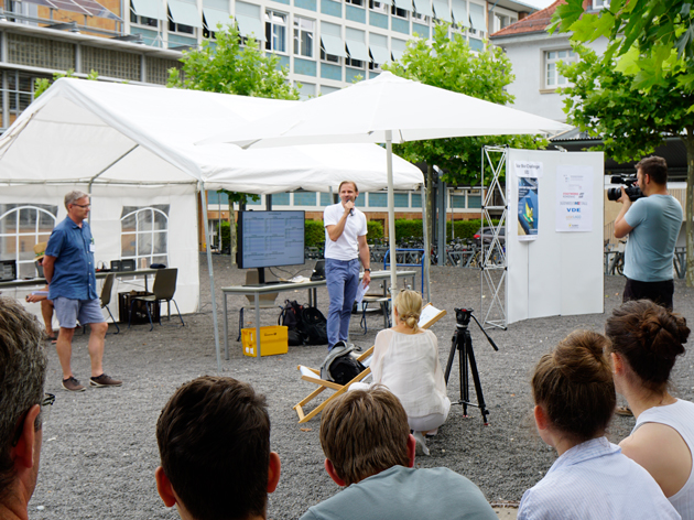 Prof. Dr. Gunnar Schubert bei der Eröffnungsrede. 