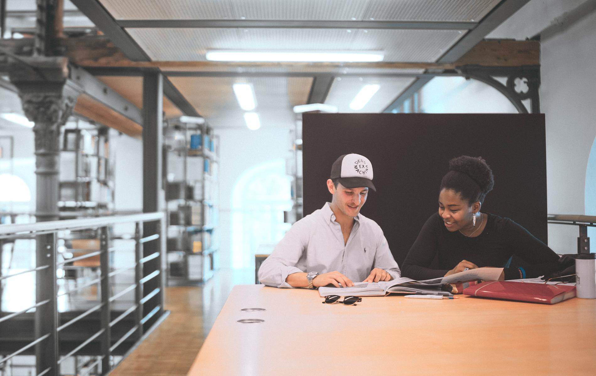 Lernen und Arbeiten in der Bibliothek
